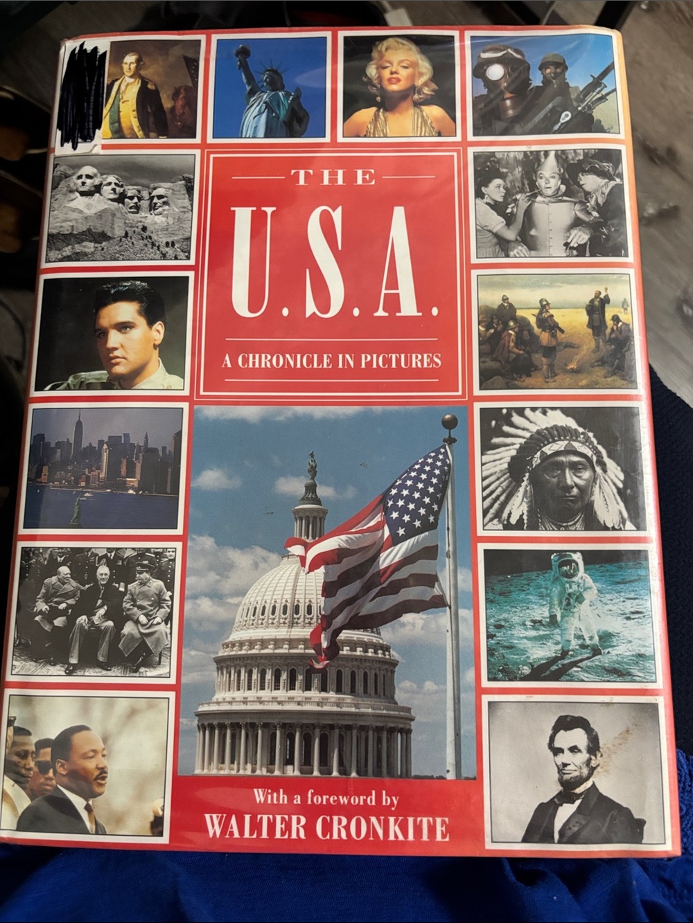 The U.S.A. Wall Art Poster - Red, White, Blue
